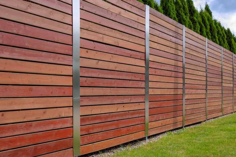 Modern Wood Fence