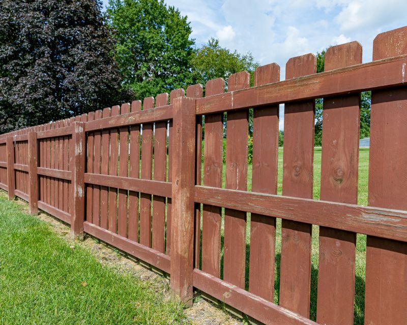 Solid Wood Fence Installation